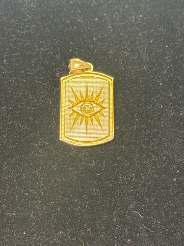 COLGANTE MAL DE OJO ORO AMARILLO 10K 3.3G (TDW037262) - Imagen 3 de 4