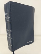 LIFE APPLICATION STUDY BIBLE Blue Bonded Leather NIV 1991 Maps Zondervan No Box