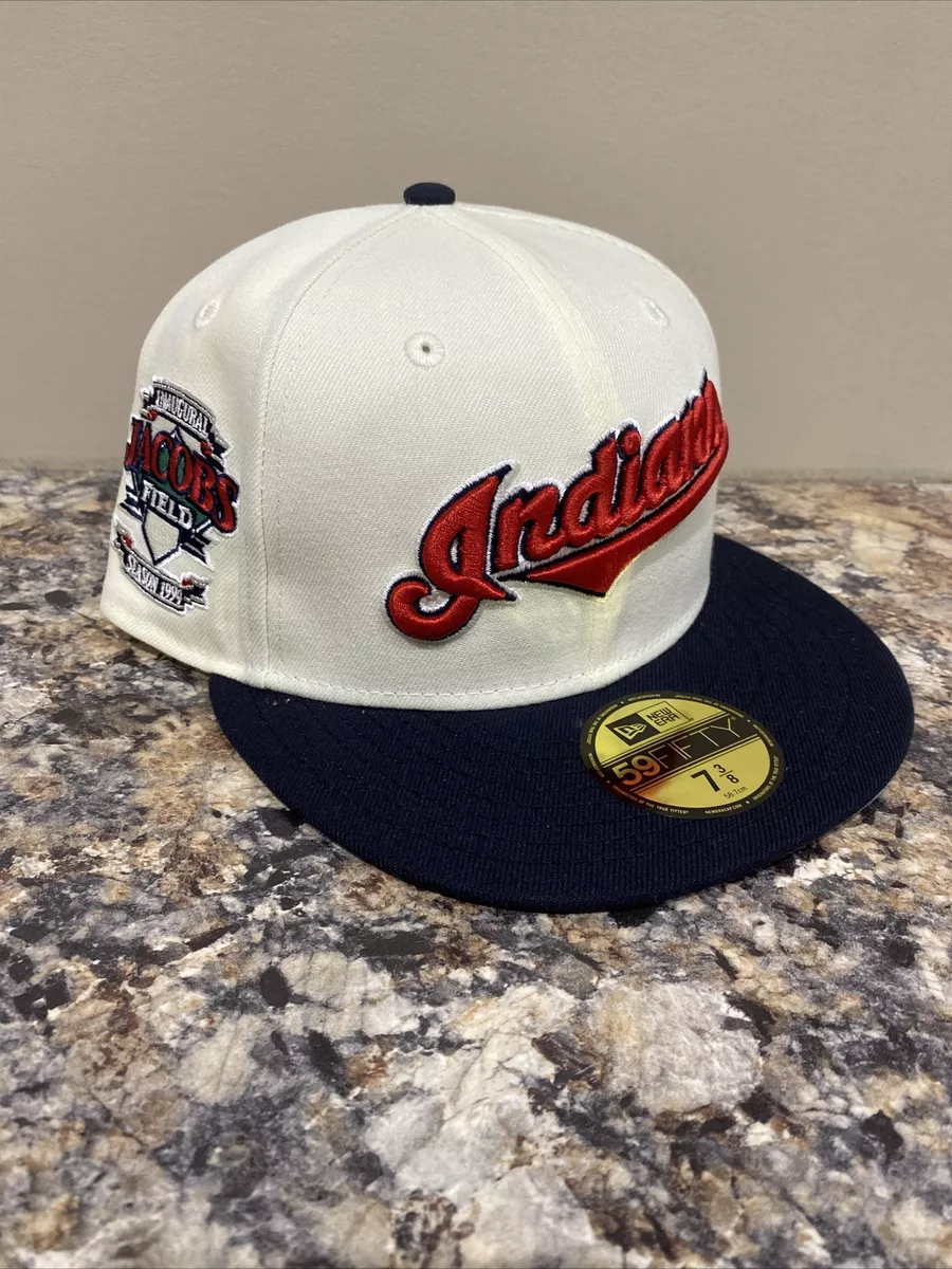 Cleveland Indians Black Cursive 59FIFTY Fitted Hats