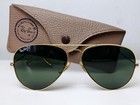 1950’s RAYBAN B&L USA mod. Aviator  58mm GOLD 24K GP PILOT Sunglasses Top Gun
