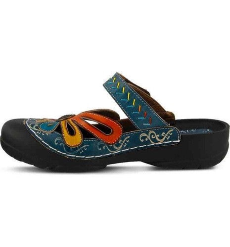L'artiste by Spring Step Women's Copa-Blum Blue Multi Size 7.5-8M US (runs big) - Picture 4 of 6