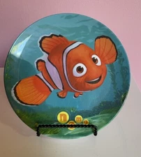 Vintage Disney Finding Nemo Melamine Kids Dinnerware Plate Zaks Designs