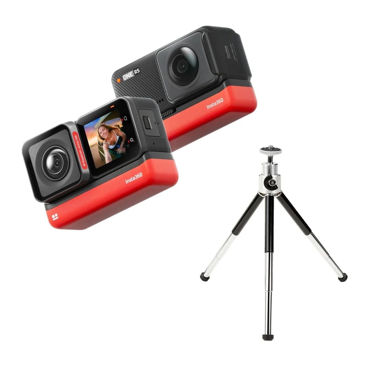 Insta360 ONE RS Twin Edition 4K 360° Waterproof VR Camera w/ Mini Tripod  Mount