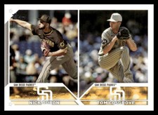2023 Topps Update Nick Duron Tom Cosgrove Rookie Combo #US288 Padres