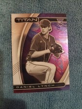2021 Panini Chronicles TITAN Daniel Lynch RC #3 Royals Purple Velocity 