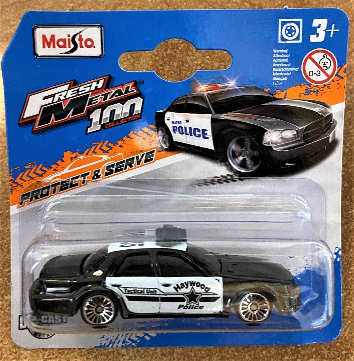 Maisto Fresh Metal - Protect and Serve - #6 Police Car | eBay
