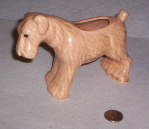 Vintage Nelson McCoy Dog Planter 7" x 4.5" tall