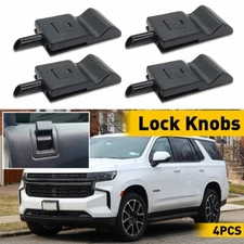 Car Door Lock Knob Handle Pull Trim Pin For 2007-2013 GMC Sierra Silverado Chevy
