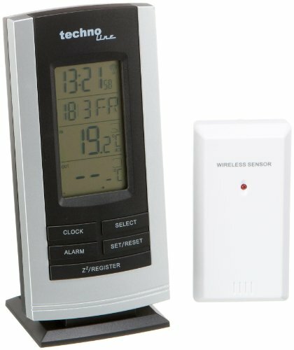Technoline WS 9180 Stazione Meteo, Argento/Nero - 1
