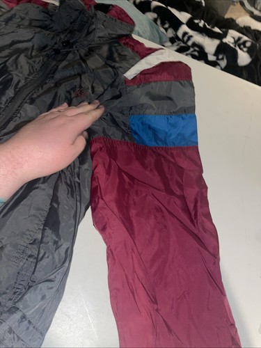 Vintage USA JCPenney Olympic Apparel Colorblock Windbreaker Jacket Size Medium - Picture 3 of 4