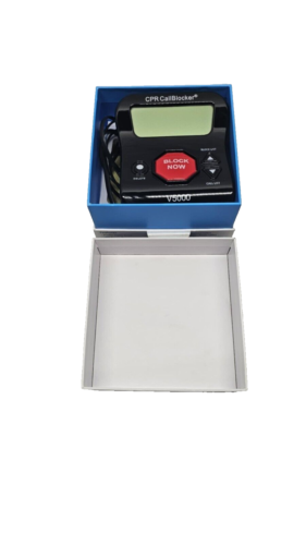 Call Blocker-CPRV5000 for Landline Phones Blocks All Spam/Robocalls-PREOWN/WORKS - Zdjęcie 7 z 8