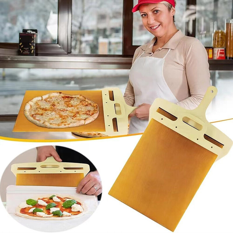Sliding Pizza Peel Shovel Non-stick Peel Kitchen Baking Tool Pizza  Transfer+ | eBay Australia