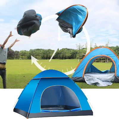 2 Person Instant Pop up Lightweight Camping Tent, Outdoor Easy Set up Automatic