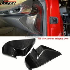 Real Carbon Dashboard Side Corner Panel For Corvette C8 Stingray Coupe HTC 20-24