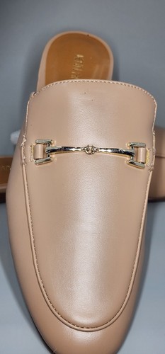 JENN ARDOR Women's Nude Mules Flat Loafer Backless Slip-on Shoes 8.5 New !! - Picture 4 of 10