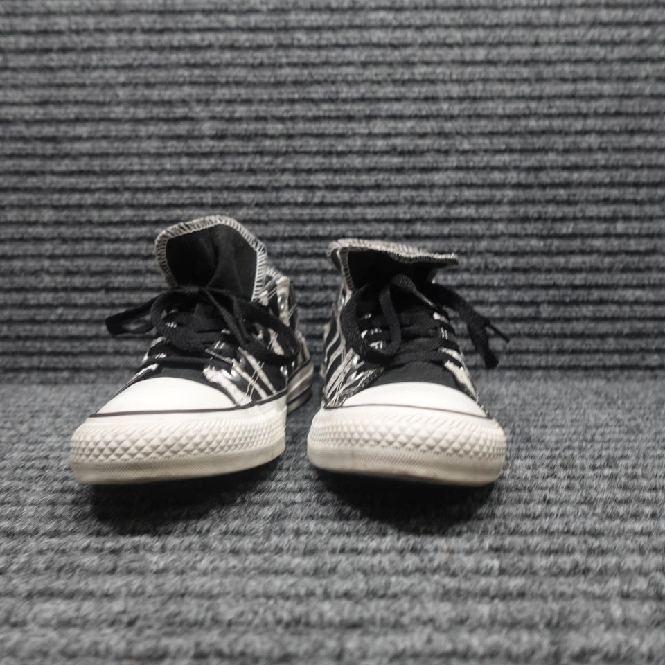 Zapatillas Converse Mujer 8 Negro Blanco Doble Lengua Cebra Letra 525857F Foto 4 de 4