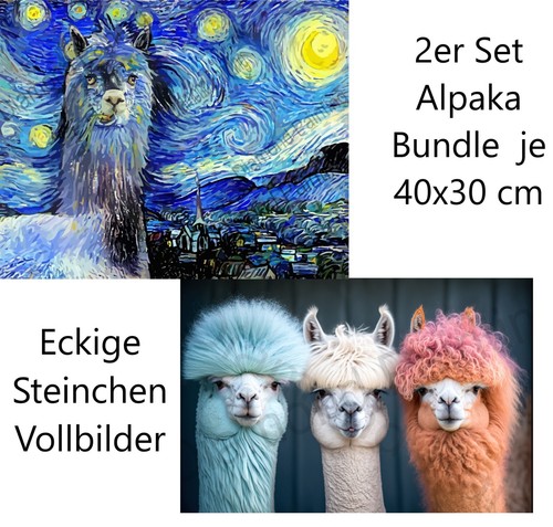 Diamond Painting Kits Eckige Steinchen 40x30 DIY Kits Vollbilder Hobby Diamant - Bild 36 von 43