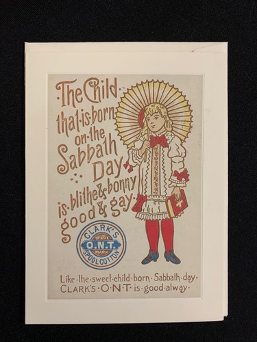 The Day the Child was Born Blank Greeting Notecards NEW Tuesday - Sunday - Picture 7 of 8