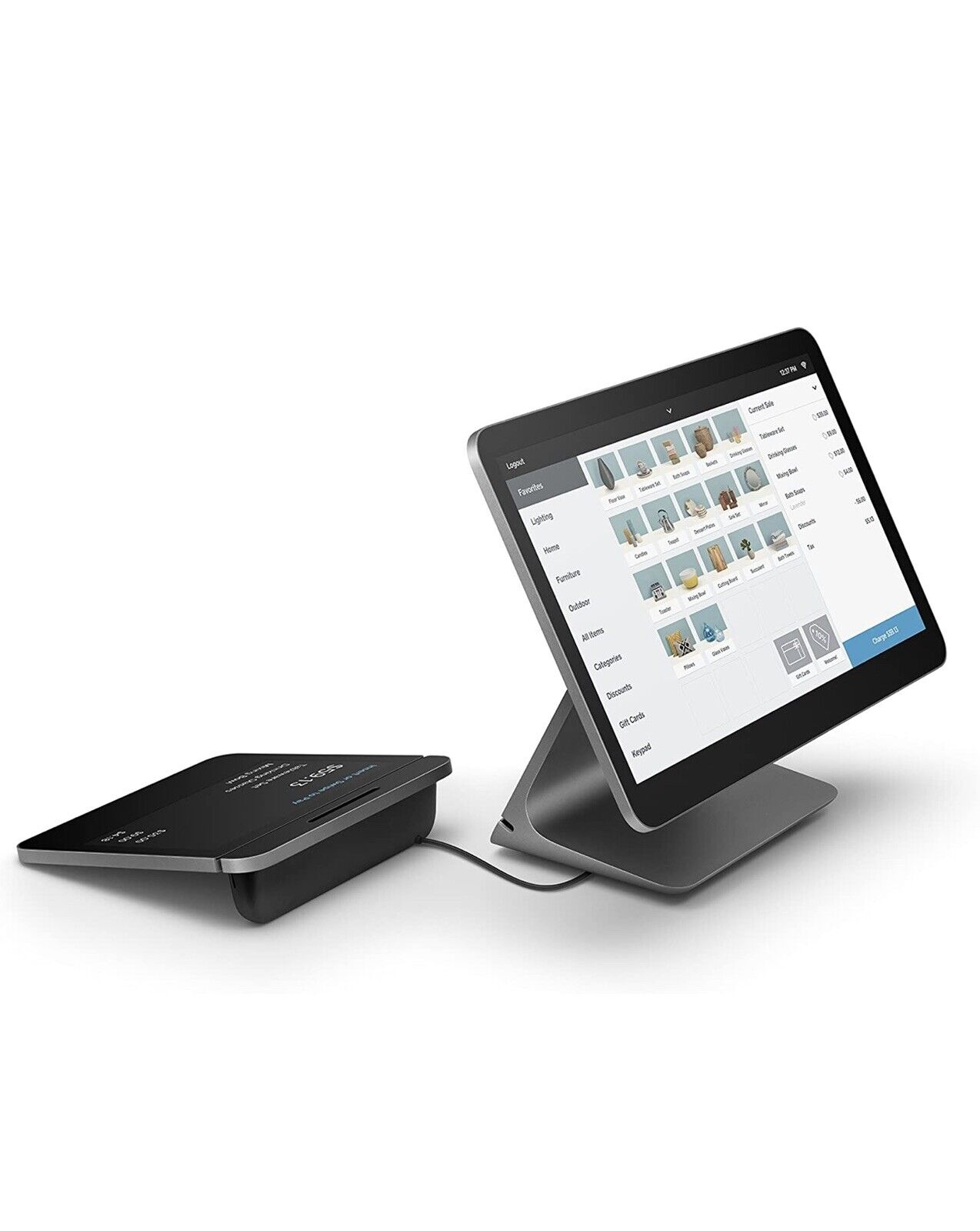 Square Register POS System - Black (A-SKU-0665) for sale online 