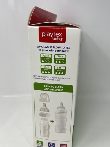 Playtex Baby Nurser Bottle With Drop-Ins Liners 8 - 10 oz., 3 Bottles 15 Liners - Picture 4 of 5