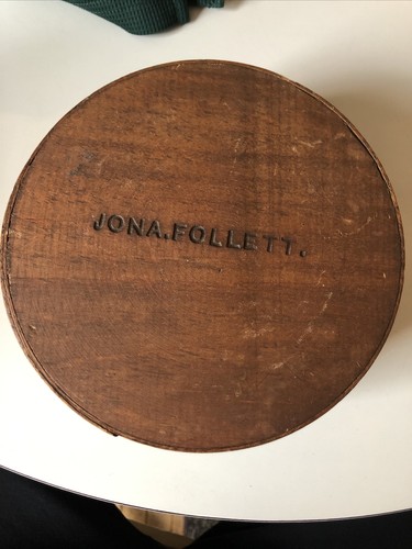 Wonderful Antique Primitive Shaker Pantry Box Signed Jonathan Follett - Picture 5 of 12