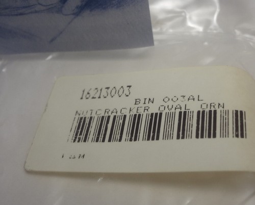 Unique WENDELL AUGUST forge NUTCRACKER ORNAMENT signed BILL KNECHT-COMPLETE -MIB - Picture 8 of 10