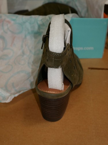Baretraps Izzie Open Toe Boots- Moss Women's size 6 M - Picture 6 of 7