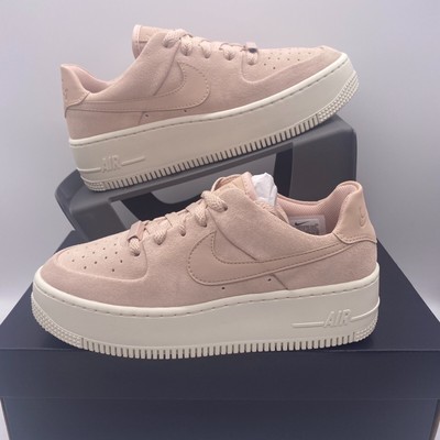 Nike Air Force 1 Sage Low Particle Beige Pink White AR5339-201 Women Size  5.5-9 | eBay