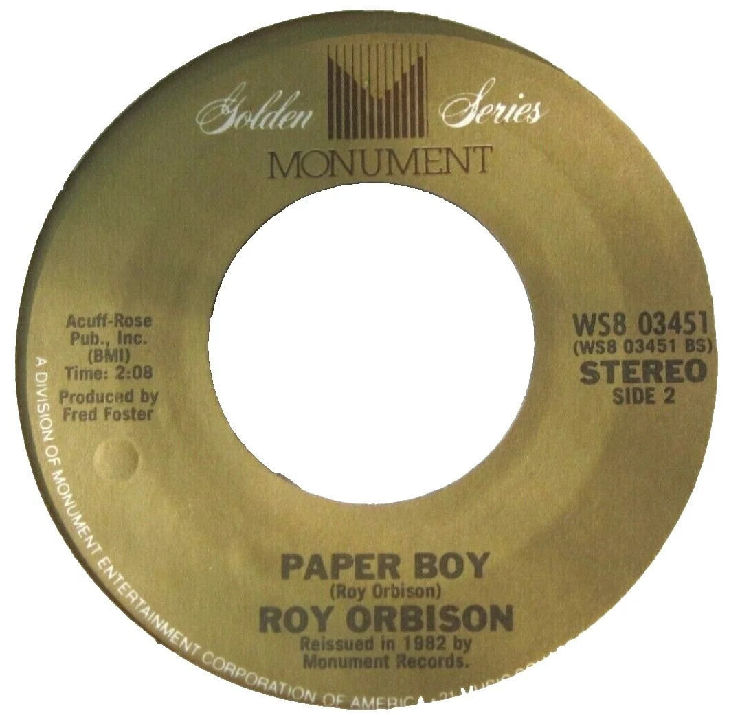 Roy Orbison R & B 与灵魂乐乙烯唱片