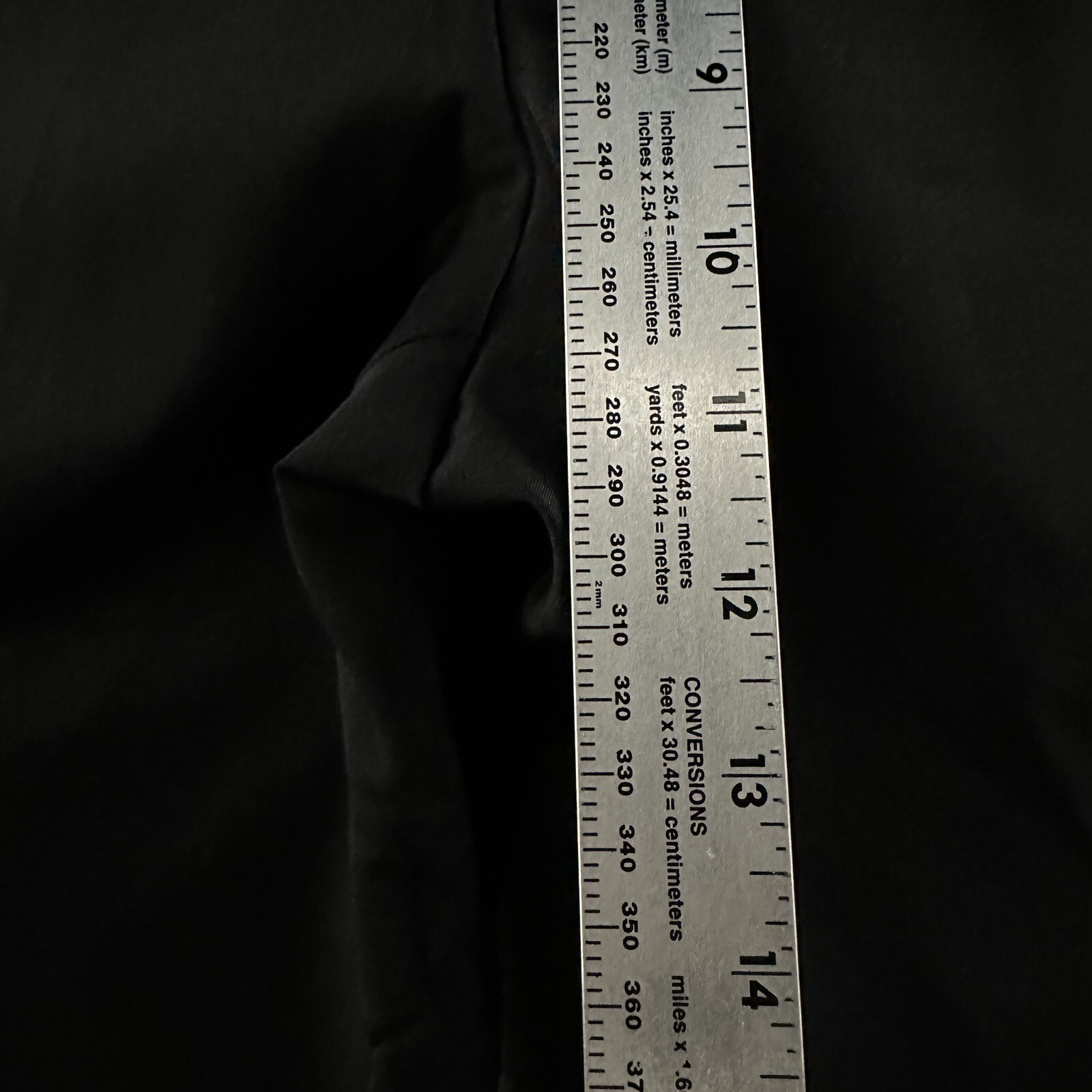 Express Mens Pants Black 32x30 Slim Fit Dress Pant Stretch Lined Wool