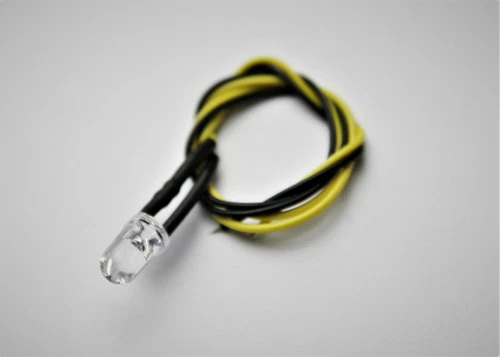 LED Verkabelt 5mm  5V 12V DC Klar mit Widerstand fertig verkabelt LEDs Wired 