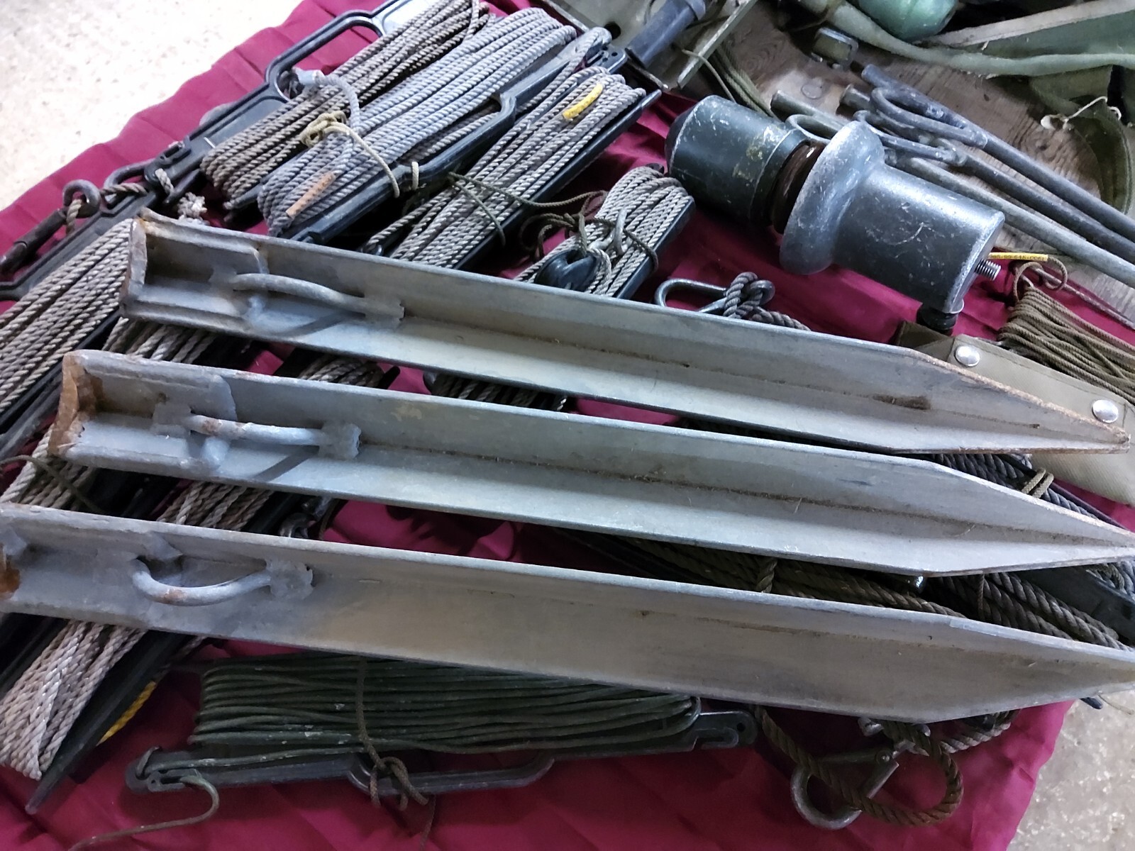 Military Clansman , Racal , Clark , Antenna Mast Guy Rope Kit , PU 8mt