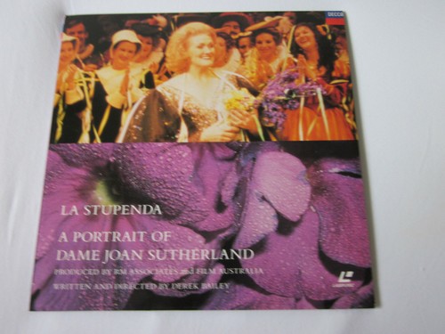 Laserdisc - Joan Sutherland - La Stupenda - Portrait