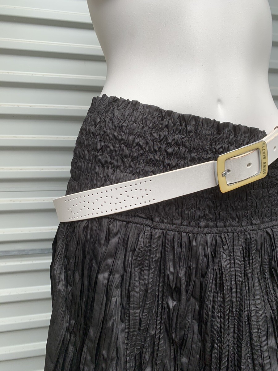 MISS SIXTY WHITE LEATHER BELT | eBay