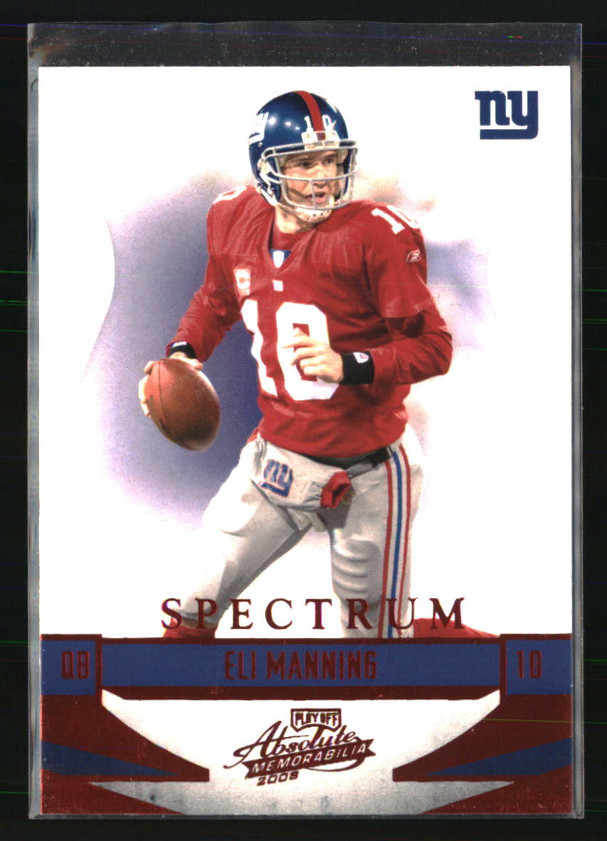 Eli Manning 2008 Playoff Absolute Memorabilia #96 Football Card