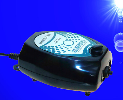 1A regelbarer Aquarium Belüfter ️ LUFTPUMPE 240 L/h ️ Membranpumpe