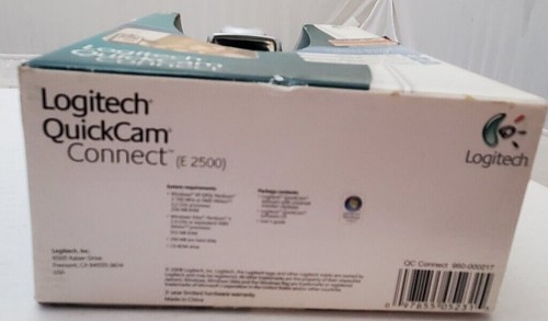NEW LOGITECH QuickCam Connect for Video Calling, Web Camera Chatting, (E 2500) - Picture 5 of 8