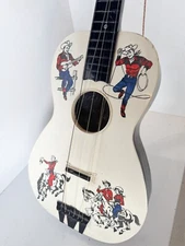 Vintage Emenee Musical Toys no. 604-B Rodeo guitar 1959 Western Gene Autry