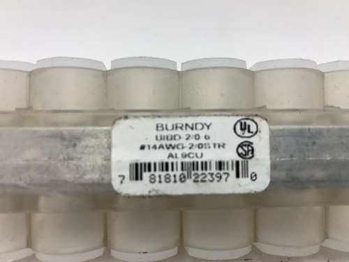 Burndy Multitap Clear Connector BIBD 2/0 6 NEW - Picture 3 of 3