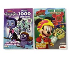 Mickey Mouse  Vampirina -Coloring Activity Bundle Books -Stocking Stuffers