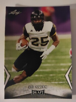 Trading Card Football NFL Ito Smith Atlanta Falcons 2018 Leaf