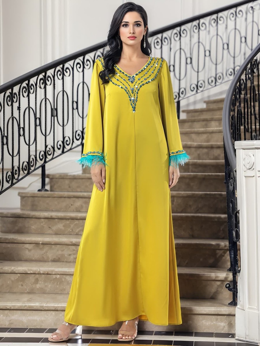 Dubai Women Muslim Long Robes Turkey Maxi Dress Kaftan Islamic Cocktail Dresses Dubai Women Muslim Long Robes Turkey Maxi Dress Kaftan Islamic Cocktail Dresses