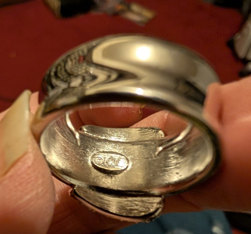 Kenneth J Lane Charcoal Gray Buckle ring - Picture 3 of 3