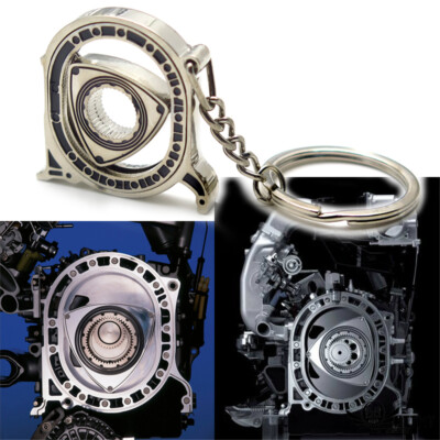 Motorcycle Bicycle Mazda Rotary Wankel engine Key Chain Ring Keychain Keyring