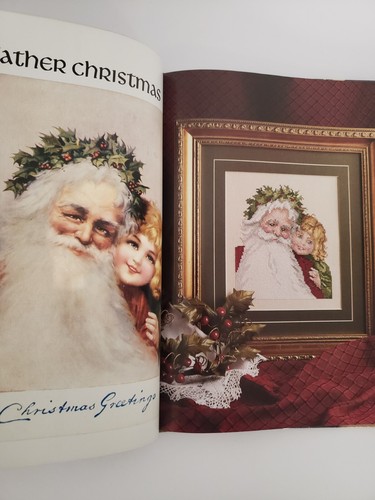 Santa Remembered Cross Stitch 1989 Leisure Arts Christmas Remembered Book One - Picture 4 of 10