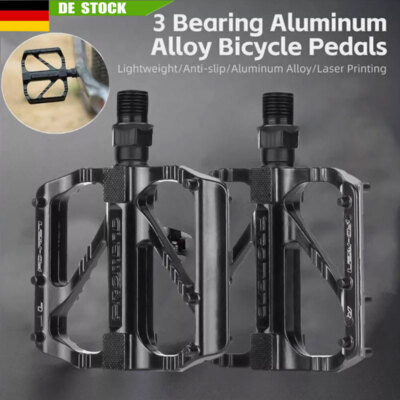 3 Lager Fahrrad Pedale 9/16'' Fahrradpedale Ultraleicht Antirutsch Plattform MTB