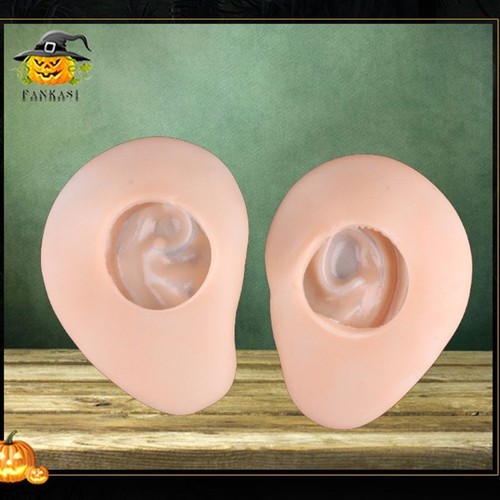 2Pcs/Pair Halloween Fake Giant Jumbo Big Round Ears Party Props Cosplay Costume - Picture 6 of 10