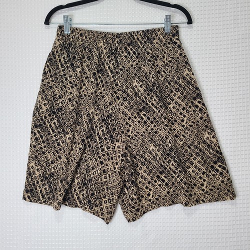 Vtg GUC Koret Womens Est. Small Brown Abstract Diamond Pattern Relaxed Shorts - Picture 10 of 15