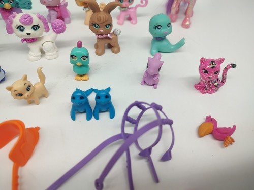 38 Piezas - Polly Pocket Sparklin' Mascotas Ojos Brillantes Brillo Mascotas, Accesorios, - Imagen 5 de 9