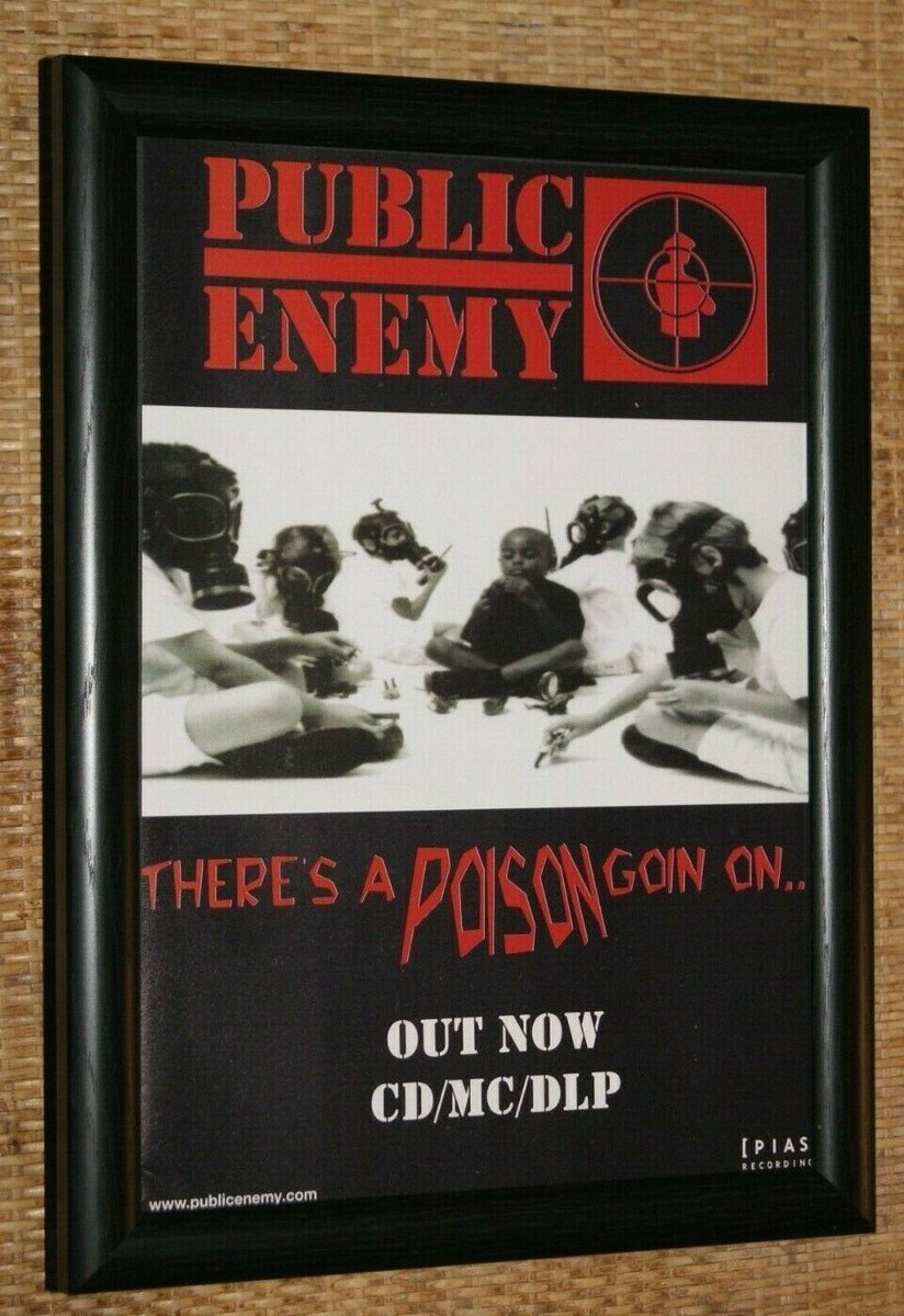 PUBLIC ENEMY フレーム付きポスター 【公式通販】